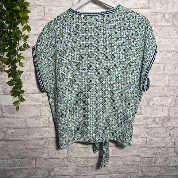 FUN Pattern Print Colorful Oversized Coverup Blouse - Picture 2 of 5